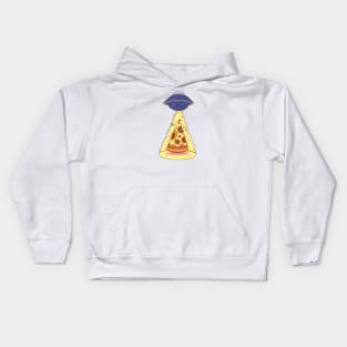 UFO and pizza Kids Hoodie